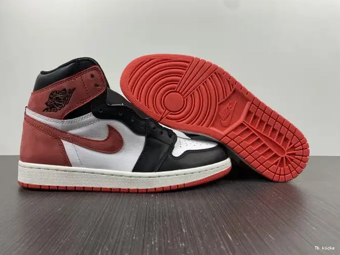 Rep TBK Air Jordan OG Retro 'Track High Red' 1 555088-112 0416